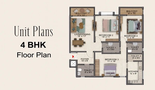 Purva Between The Park Floor Plan